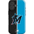 MLB Miami Marlins Split iPhone 16 Plus Impact Case